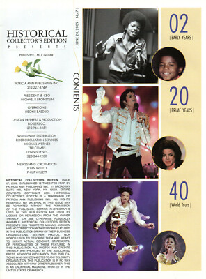 Historical Collector's Edition Magazine June 28 2009 Michael