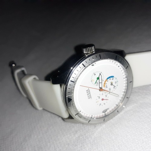 Guess Waterpro 100M Water Resistant White Band Watch - Picture 4 of 8