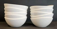 Set of 10 SWEESE 5" Porcelain Small 10 oz Dessert/Fruit/Side/Rice Bowls in EUC! 