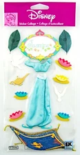 Jolee's Boutique Sticker Collage Disney Princess Jasmine Set EK Success