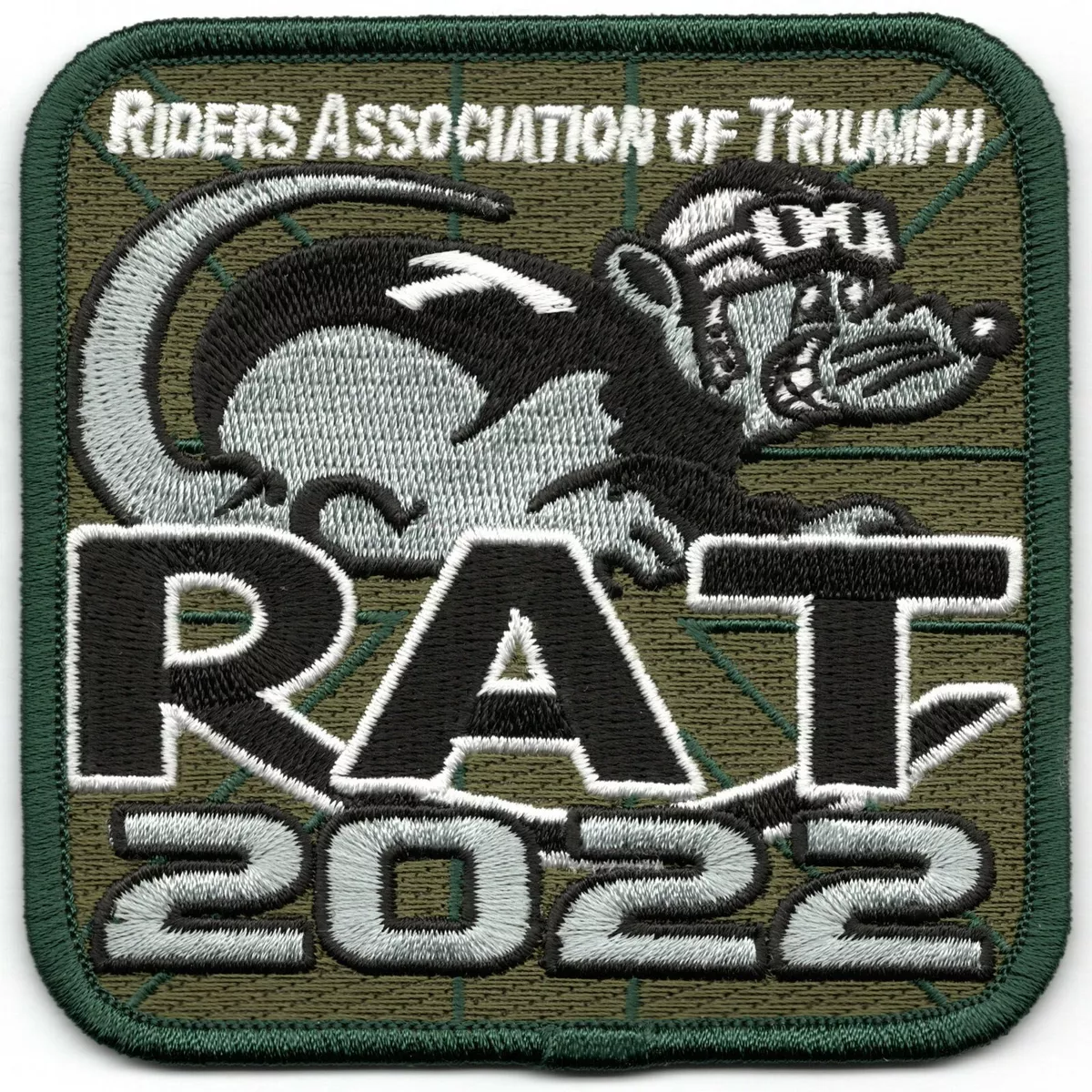 2022 Riders Association of Triumph Motorcycles RAT Patch Badge