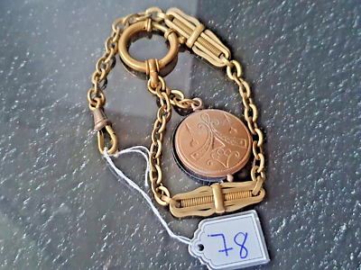 Alte Taschenuhrkette Uhrenkette Pocket Watch Chain 8-9 291122