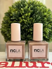 2 NCLA Nail Polish Luxury Lacquer - 75° IS FREEZING IN LA Full Size NWOB