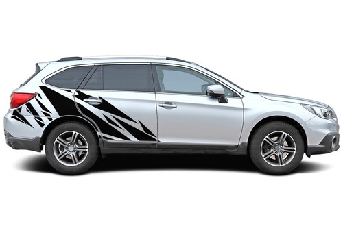 Sticker Decal Side Door Stripes for Subaru Outback Off road geometric pattern - 第 3/9 張圖片