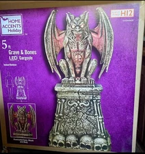 *NEW* Home Accents Holiday 5 ft. LED Gargoyle Tombstone - $280 w/Cash Or Zelle