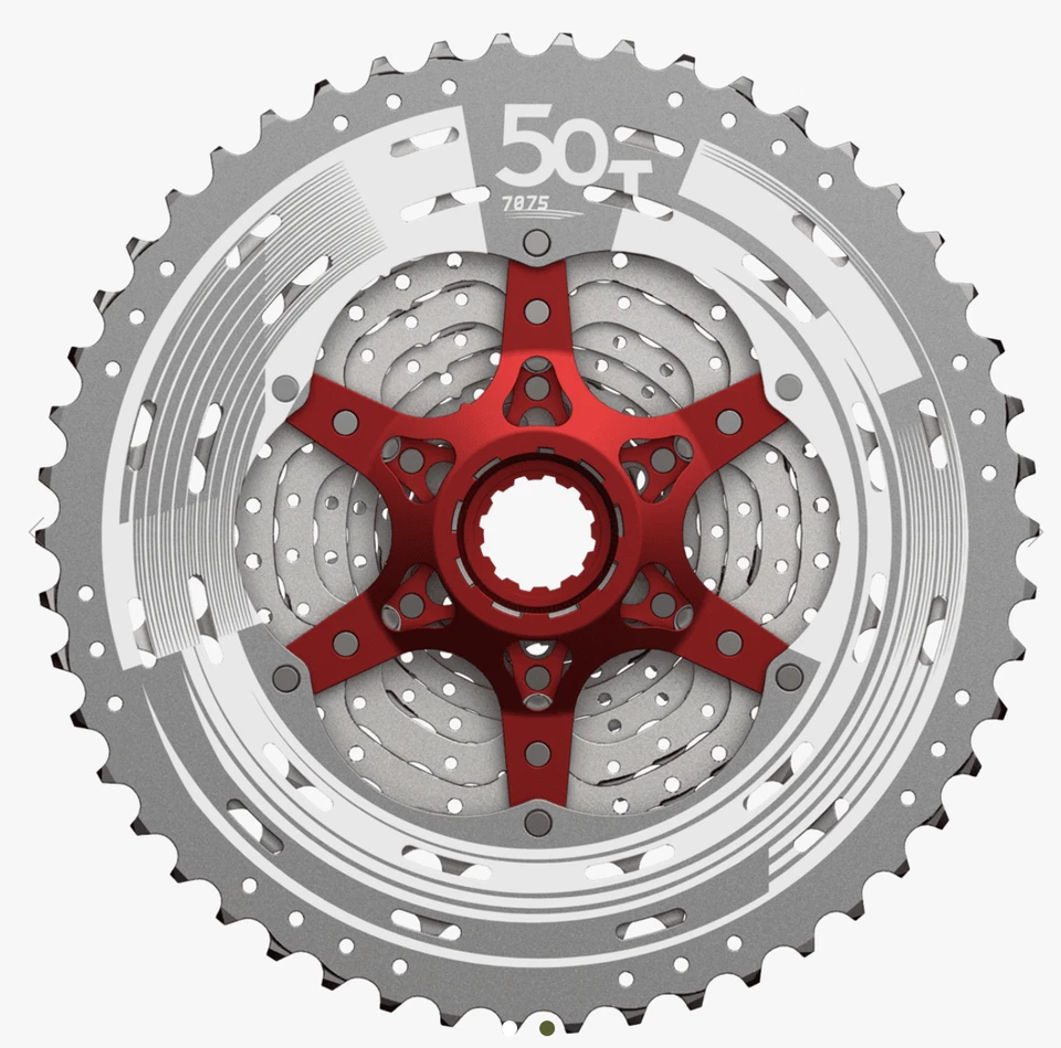 SUNRACE CASSETTA PIGNONI MTB CSMX8 11-50 11 SPEED - Immagine 2 di 2