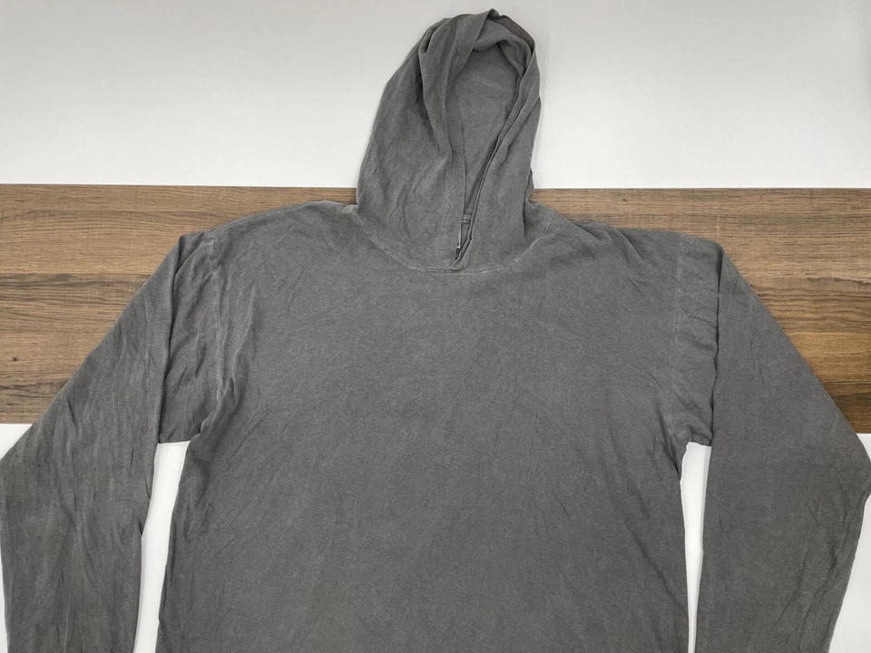 Sudadera con Capucha de Algodón Ligera Gris Colores Cómodos Talla XL Logo Rosa TBA Foto 3 de 4