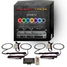 Rgb Multi Color Led Halo Kit With Rf Remote For 2011-2013 Scion Tc Headlights