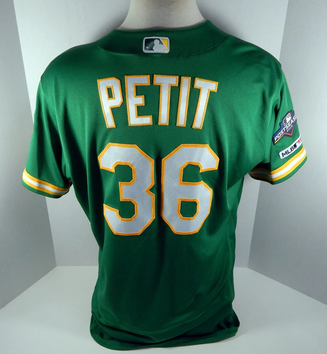 2019 Oakland As Athletics Yusmeiro Petit #36 Game Used Kelly Green