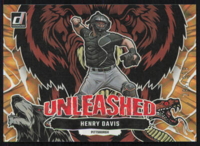 Henry Davis 2023 Donruss Unleashed Vector #U2 Pittsburgh Pirates