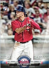 2018 Topps Salute #TS96 Zack Granite Minnesota Twins