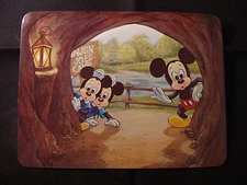 Injun Joe's Cave, Mickey Mouse oversized postcard Disneyland