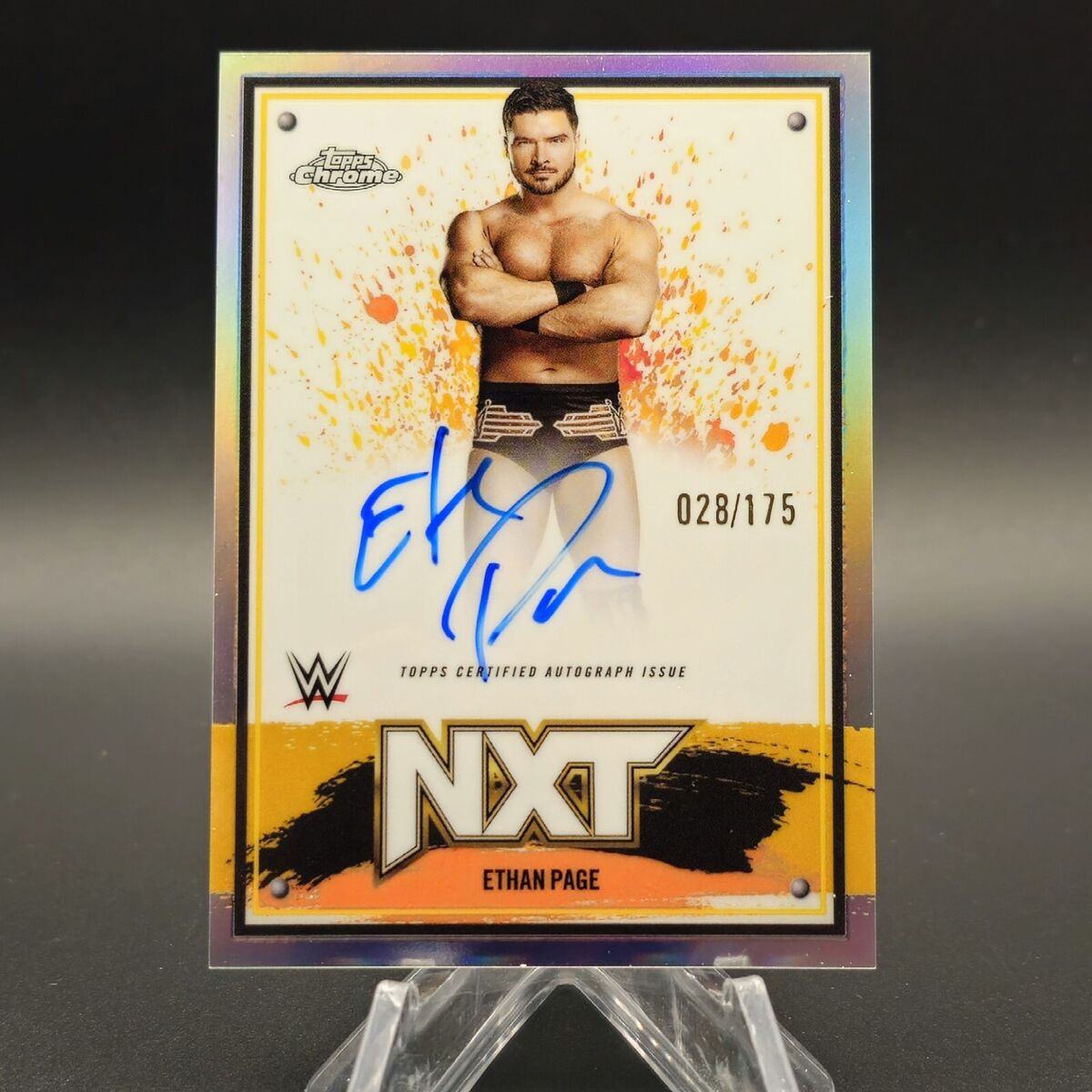 2025 Topps Chrome WWE Ethan Page Refractor Auto /175 | eBay 2025 Topps Chrome WWE Ethan Page Refractor Auto /175 | eBay