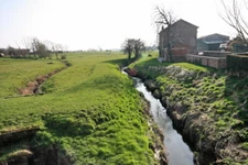 Photo 6x4 Thistleton Brook from Wall Pool Bridge Little Eccleston  c2009