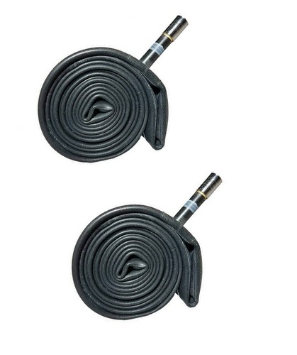 Lot De 2 Chambres à Air 700x35/43C - Pour Vélo Hybride, Confort, Route Et Touring - Valve Schrader