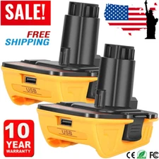 2New For Dewalt DCA1820 18 - 20-Volt Li-Ion Battery Adapter Converter 20V TOOL