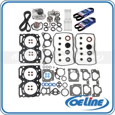 Head Gasket Serpentine Timing Belt Kit Water Pump Bolt fit 03-05 Subaru Impreza