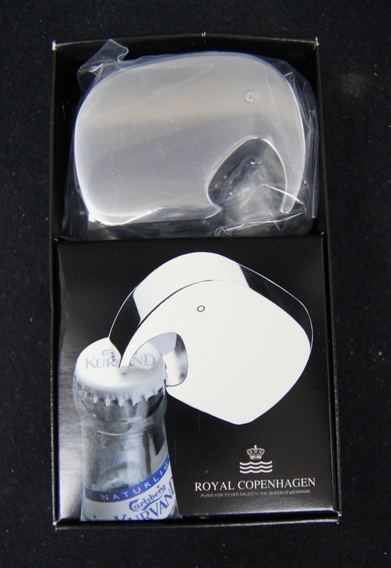 ROYAL COPENHAGEN Elephant Bottle Opener/Paperweight With Box