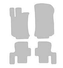 Fußmatten-Set für Mercedes R-Klasse (2006-2014) Hit anthrazit Fußmatten-Set für Mercedes R-Klasse (2006-2014) Hit anthrazit