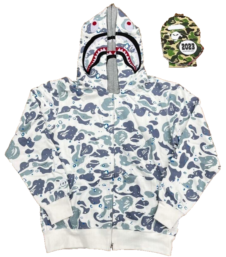 A BATHING APE BAPE Shark Pullover Hoodie Men 