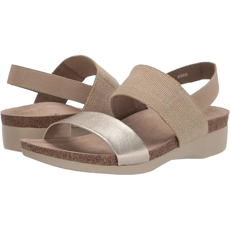 Parte superior de cuero liso Munro para mujer