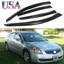 For 07-12 Nissan Altima Sedan 4pcs Window Visors Vent Sun Rain Guard Deflectors