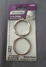 Secureline 1.5 " Nickel Plated O Ring- 2 Pack
