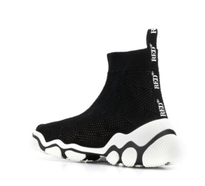 Red Valentino Knit Sneaker Sock Black SZ 38 NEW IN BOX $440 | eBay