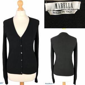 black knitted cardigan womens
