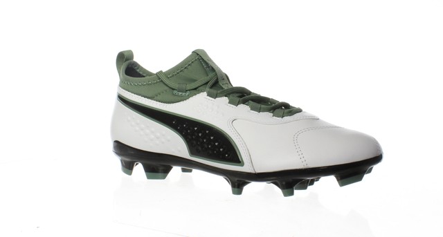 white puma cleats