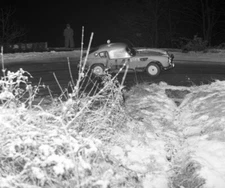 Simo Lampinen & Jyrki Ahava Triumph Spitfire Monte Carlo Rally 1965 Old Photo 2