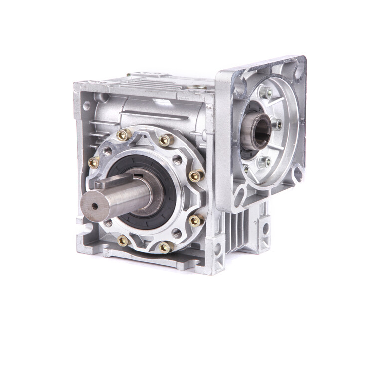 NMRV090-100 Worm Gearbox Speed Reducer Ratio 100: 1  for Servo/Stepper Motor