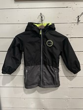 Carter  s Windbreaker Soft shell Jacket Lightweight Size M 5/6 Boys Zip Gray Hood