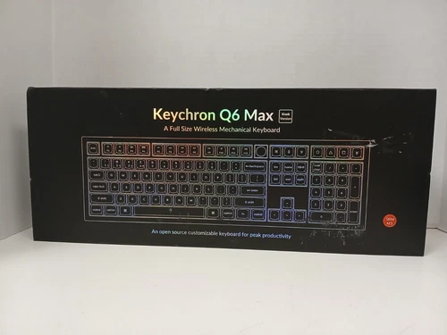 Keychron Q6 Max Full Size Wireless RGB Mechanical Keyboard Knob Version *PARTS*