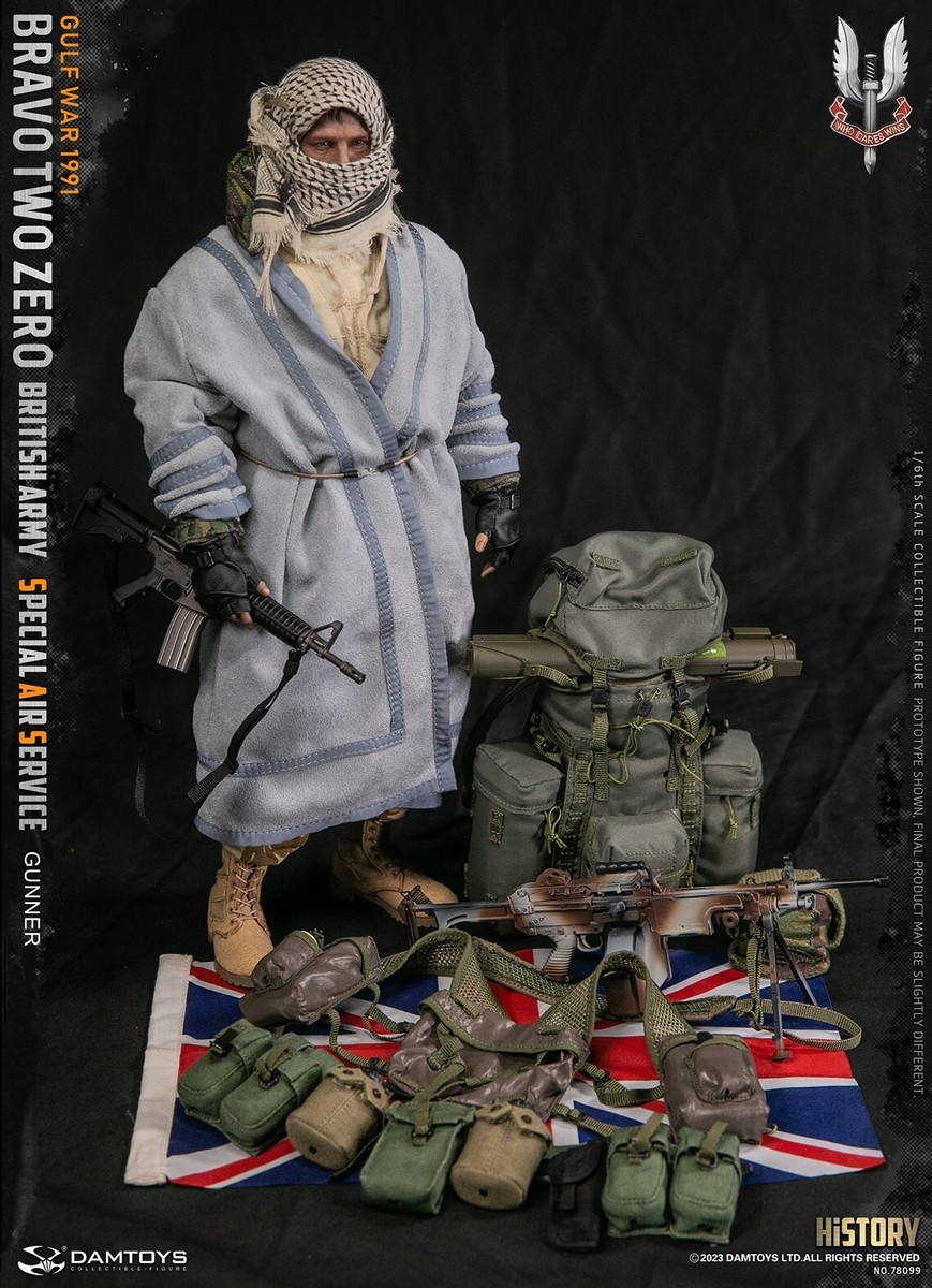 1/6 DAMTOYS British Army Special Air Service (SAS) Gunner