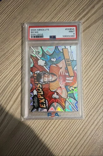 2024 Panini Absolute - Explosive Bo Nix #EX-BNX (RC) Broncos