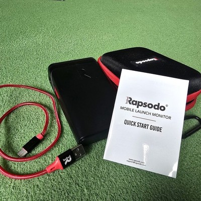 Rapsodo Mobile Launch Monitor RMLM Golf Simulator w/ Case & Cable - Excellent