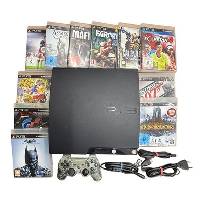Sony PlayStation 3 Spielkonsole mit 11 PS3 Spiele und einen Kontroller CECH-2004