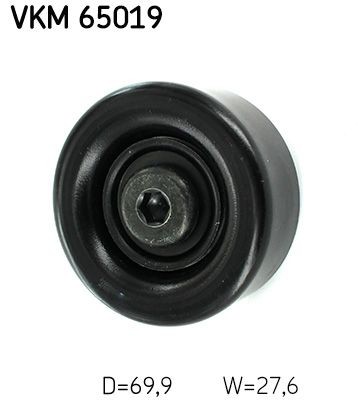 Skf Vkm 65019 Umlenk-/FüHrungsrolle, Keilrippenriemen FüR Hyundai Kia-image