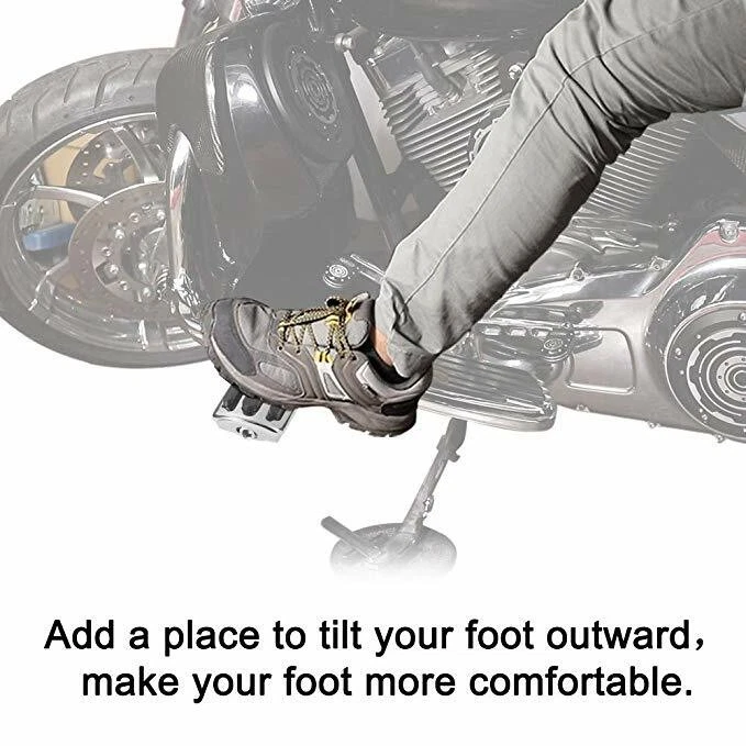 Motorcycle Foot Pegs Rest Pedals For Honda Shadow Aero VLX Spirit VT750 VT1100 Foto 4 de 4