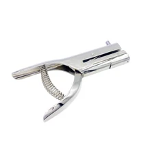 10mm 2/5 Single Hole Punch, 2 Reach Deep Throat, Heavy Duty Hand Held, PVC