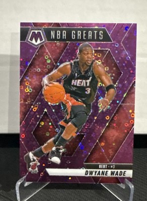2024-25  Mosaic - NBA Greats Dwyane Wade #300 Fast Break Purple Mosaic Prizm /50