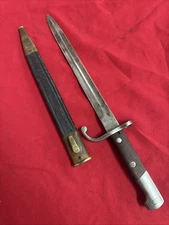 Brazil M1908 Mauser Bayonet with Leather Scabbard C168
