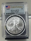 2025 American Silver Eagle PCGS MS70 First Strike #1403