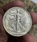 1920 Walking Liberty Half Dollar BU DETAILS Sharp Strike - Cleaned Light Toned