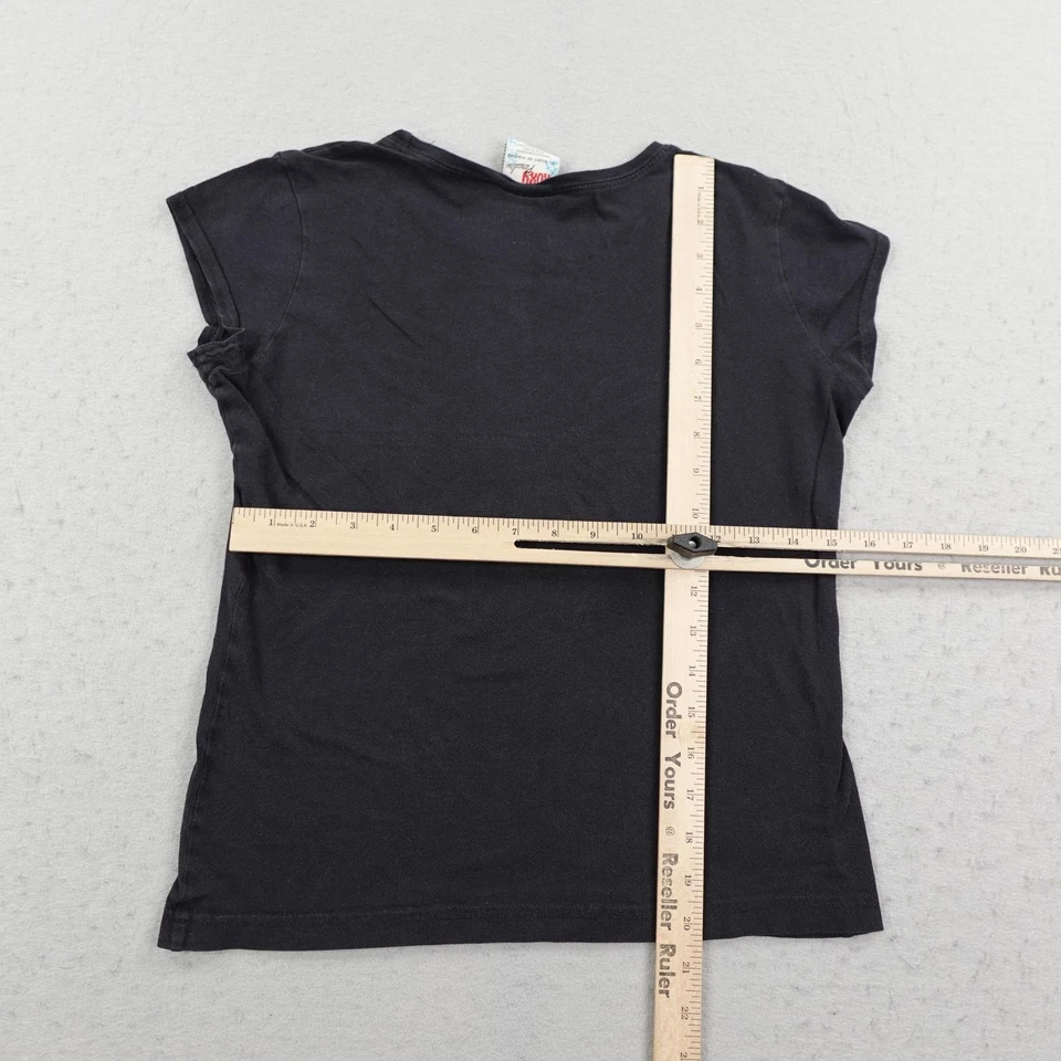 Camisa Roxy De Colección Para Mujer Mediana Negra Quiksilver Paradise Surf Gorra Manga Y2K Foto 4 de 4