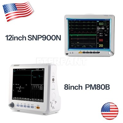 8''/12'' Patient Monitor CCU ICU Vital Sign For Hospital PR/NIBP/TEMP/ECG/RESP