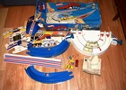 1974 Mattel Hot Wheels Flying Colors Redline Cars Thunder Shift 500 Track Box