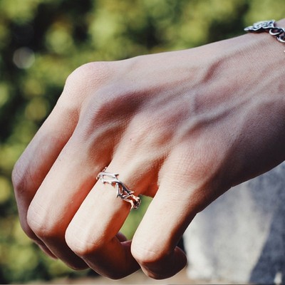 Branch Rings Open Rings for Engagement Proposal Couple Jewelry Gifts Women Men