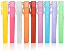 10pcs 10ml Plastic Spray Bottles Fine Mist Atomizer Refillable Portable